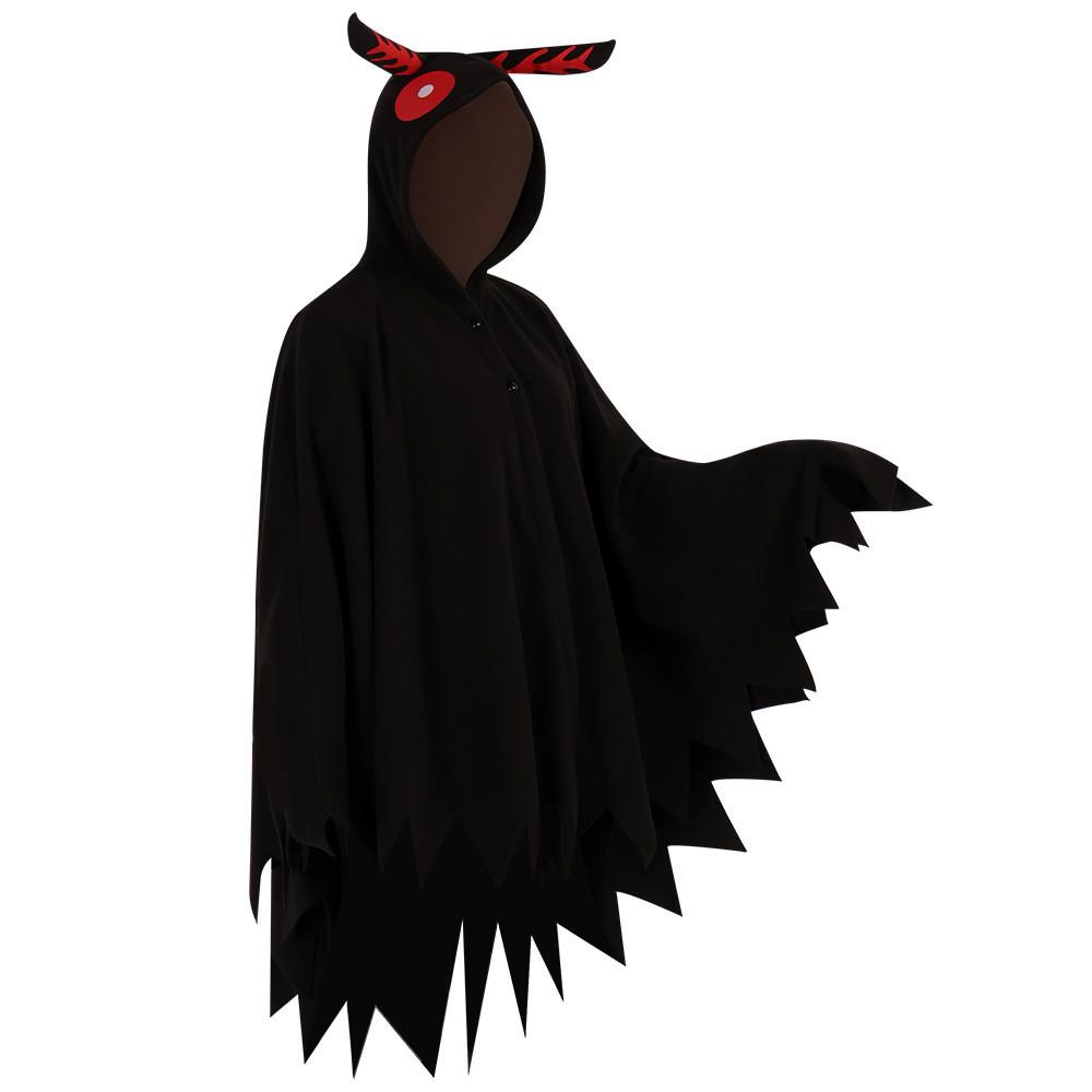 Urban Mothman Legend Cosplay Character Costumes Cloak Halloween Outfit Set