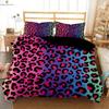 Black And White Zebra And Leopard Animal Fur 3d Printing Quilt Cover Bedding Set Quilt Cover Pillowcase Three-Piece Set