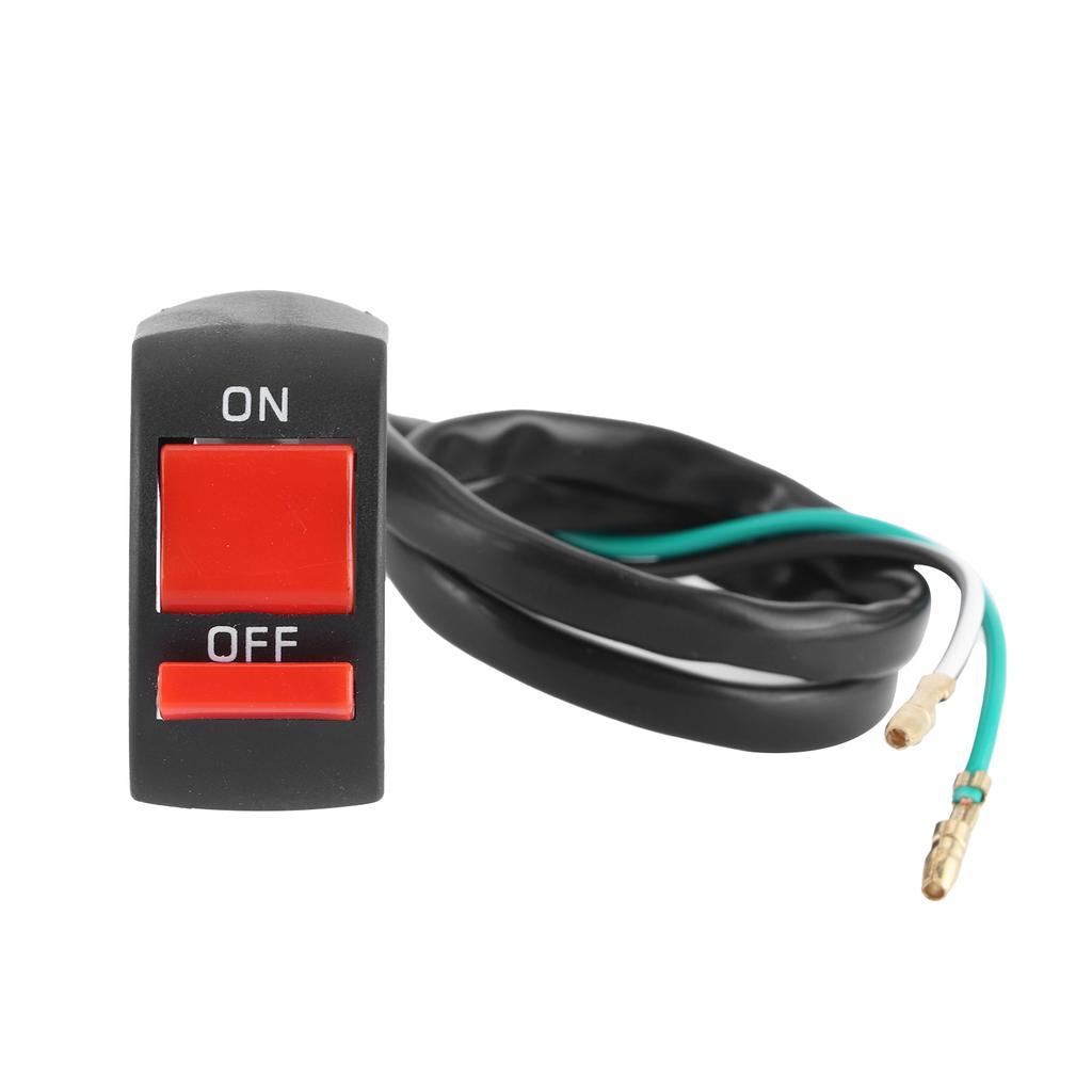 Universal Motorcycle LED Light Switch Handlebar Headlight Control On Off 22‑25mm