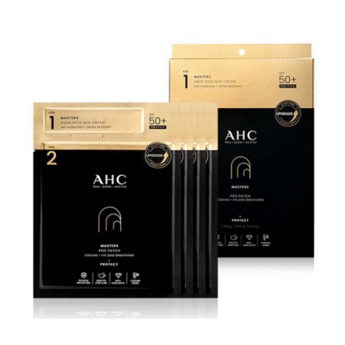 

AHC Masters Pro Patch + Солнцезащитный крем Aqua Rich SPF50+ PA++++ Набор: 4 патча (4p), 1 единица