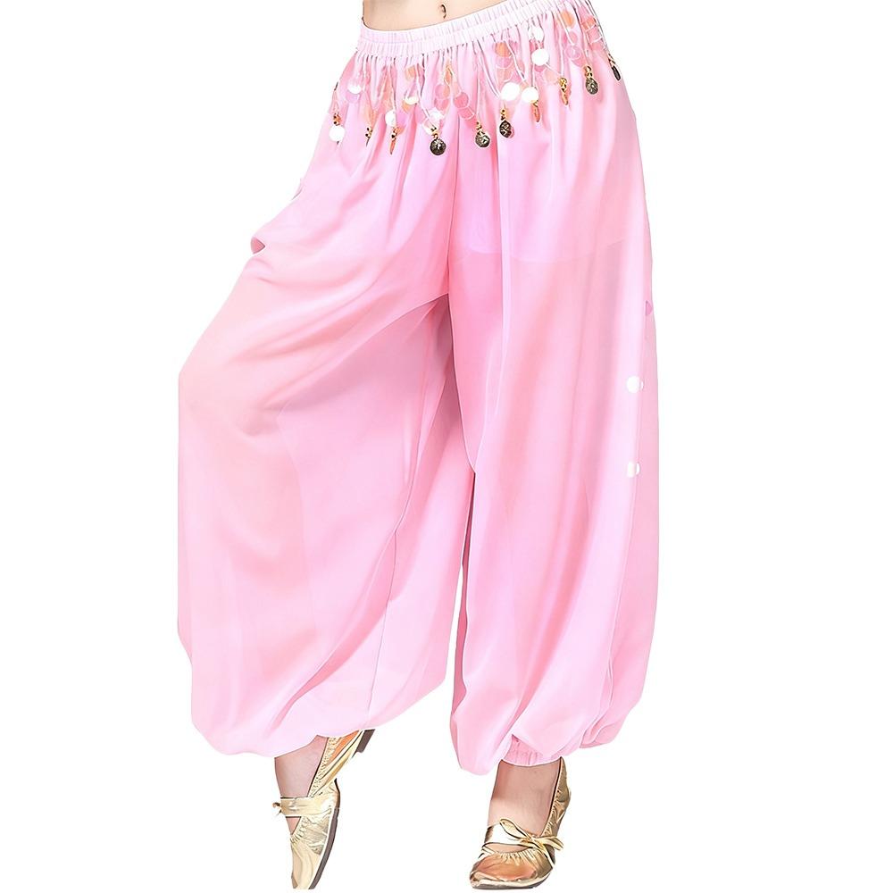 Sequin Belly Dance Pants Tassel Loose Pants Fashion Bloomers  Dance