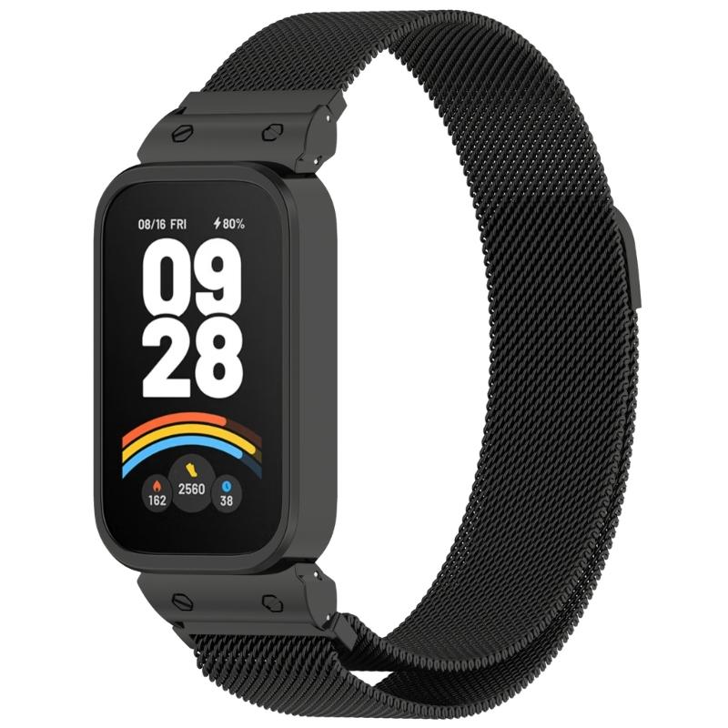 Adjustable Watch Band Stainless Steel Watch Bracelet Smartwatch Wristband Enjoy Comfort for Band 9 Active
