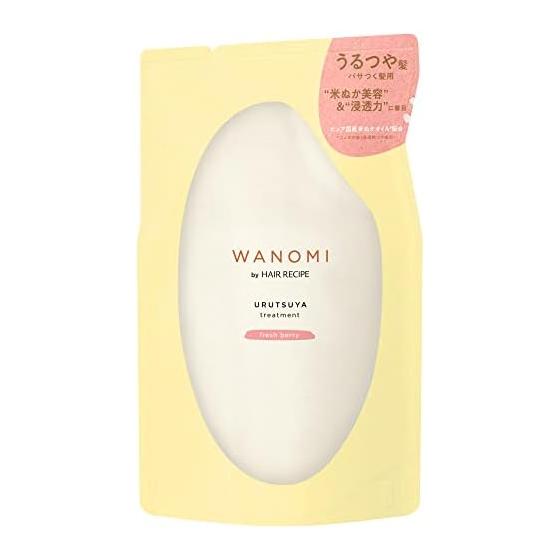 Wa no Mi by Hair Recipe (Wanomi) Urutsuya Treatment Refill 300g For dry and dry hair