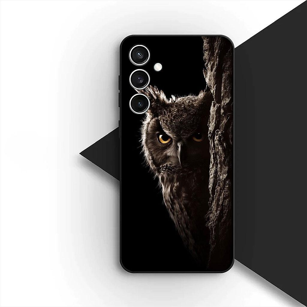 Wallpaper Owl Bird Silicone Phone Cover for Motorola Moto G86 G57 E14 E15 G14 G34 G35 G84 G24 A54 G15 Power E22 Soft Case
