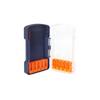 Tool Bit Holder Box Case Heavy Duty Plastic Construction Quick Access Design Secure Storage For Electricians Carpenters