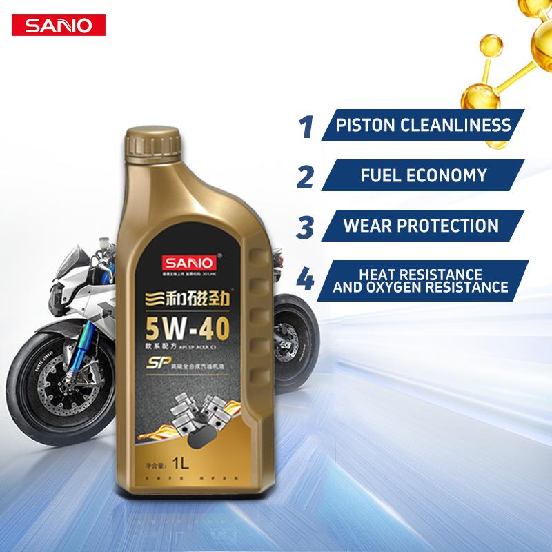 SANVO 5w40 Gasoline Full Synthetic Engine Oil SP C3 1L for BMW, Benz, Volvo Models