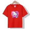 XH10 MINISO 2026 Summer New Printed Cotton Round Neck T-shirt for Children Aged 1-16, Boys and Girls