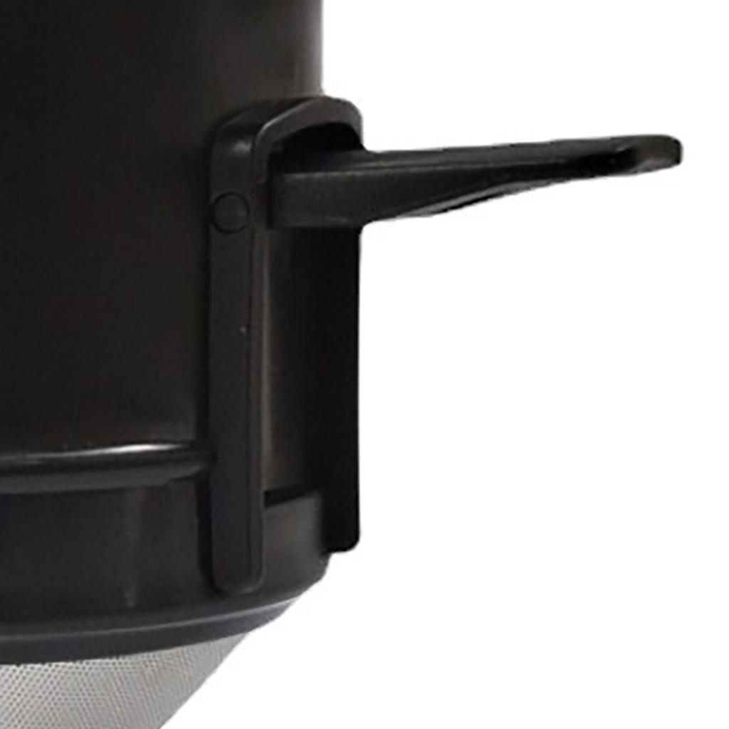 Foldable Portable Pour Over Coffee Dripper Reusable Double Layer Mesh Coffee Filter Black