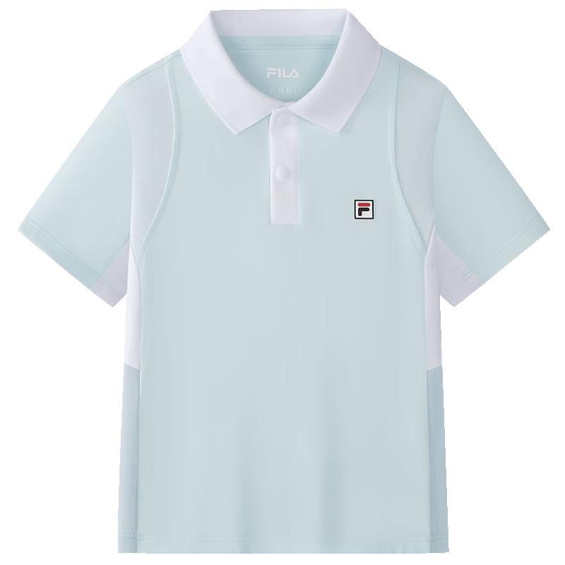 FILA Boys  Short Sleeve Knit Polo Shirt 110