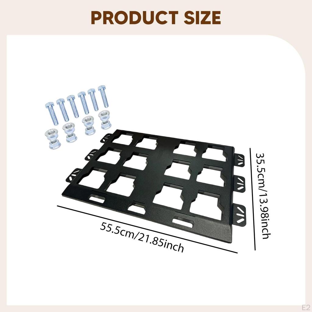 Tool Box Mounting Plate Base Metal Professional High Strength Heavy Duty Performance