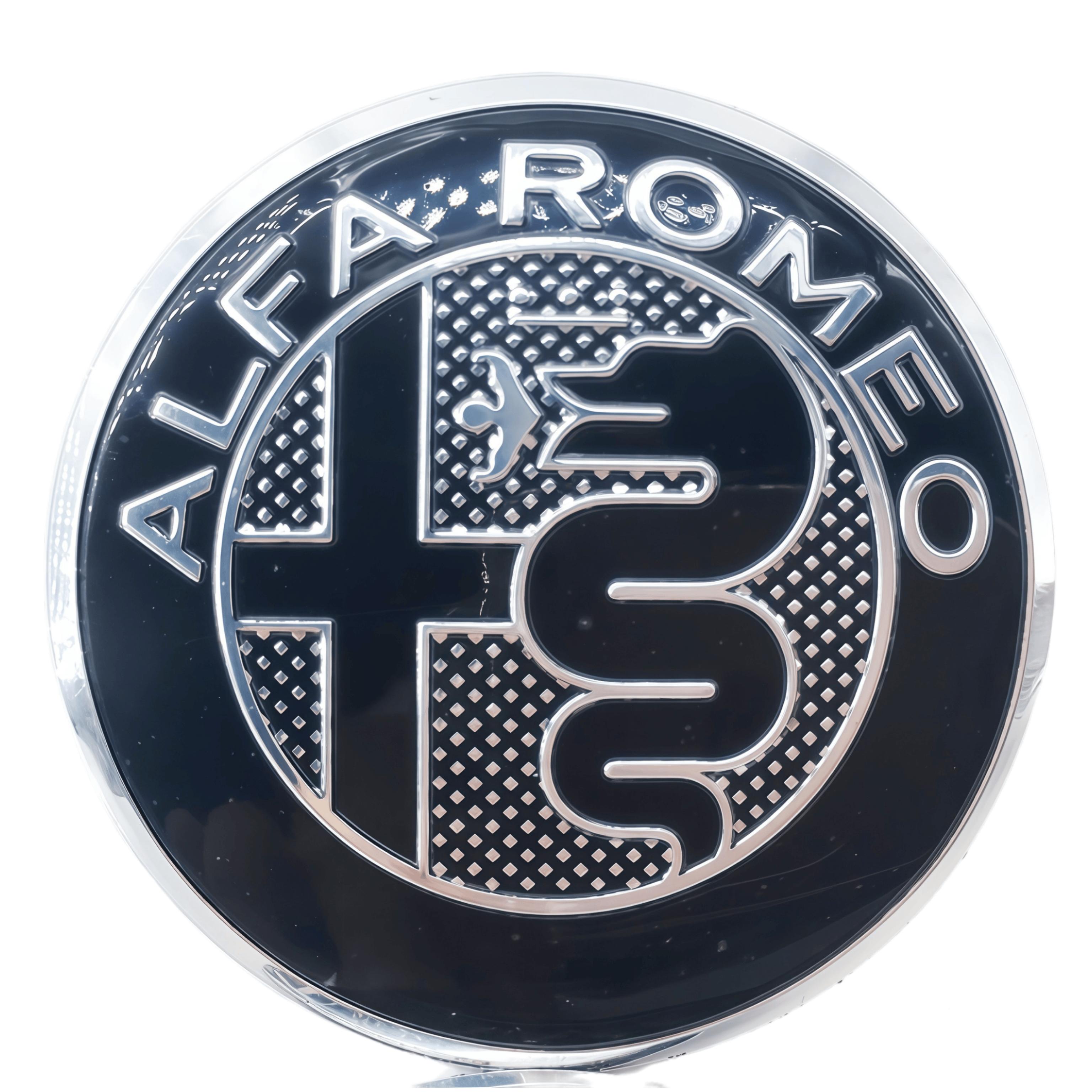 1PCS Alfa Romeo Giulia Wheel Center Stickers 40mm/50mm/56mm/60mm Car Emblem Wheel Center Covers Steering Wheel Decoration 1pcs 40mm stickers