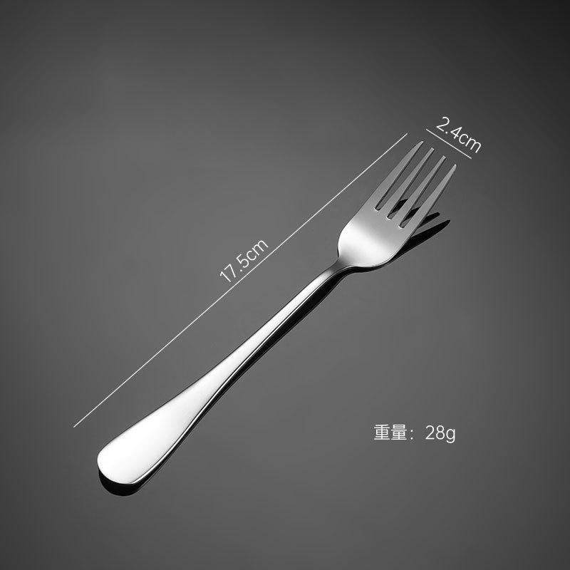 304 Stainless Steel Fork Tableware Steak Western Fork Household Dining Dessert Fruit Quality Salad Fork