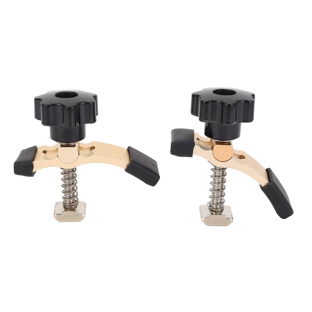 2PCS T Track Hold Down Clamps Aluminum Alloy Press Plate Clamp for CNC Router Engraving Machine