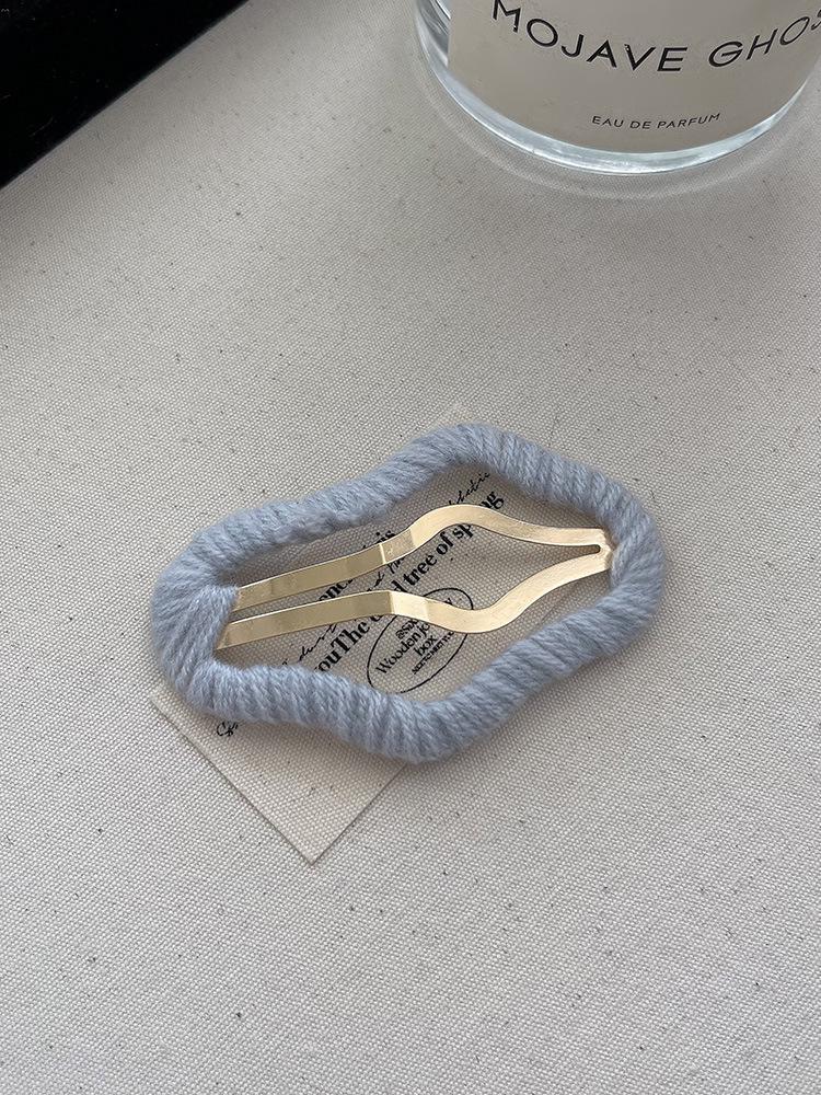 2024 Trendy Wool Hairpins: Cute Cloud Bangs Clips for Girls