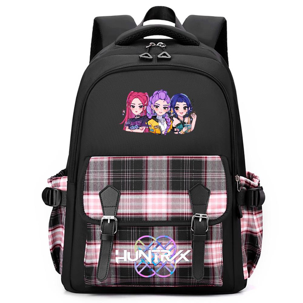 

Anime Cartoon K-Pop Printed Large Capacity Backpack for Teenger Student Girl Boy Schoolbag Bookbag Women Large Capacity Waterproof Travel Bag Kid Gift