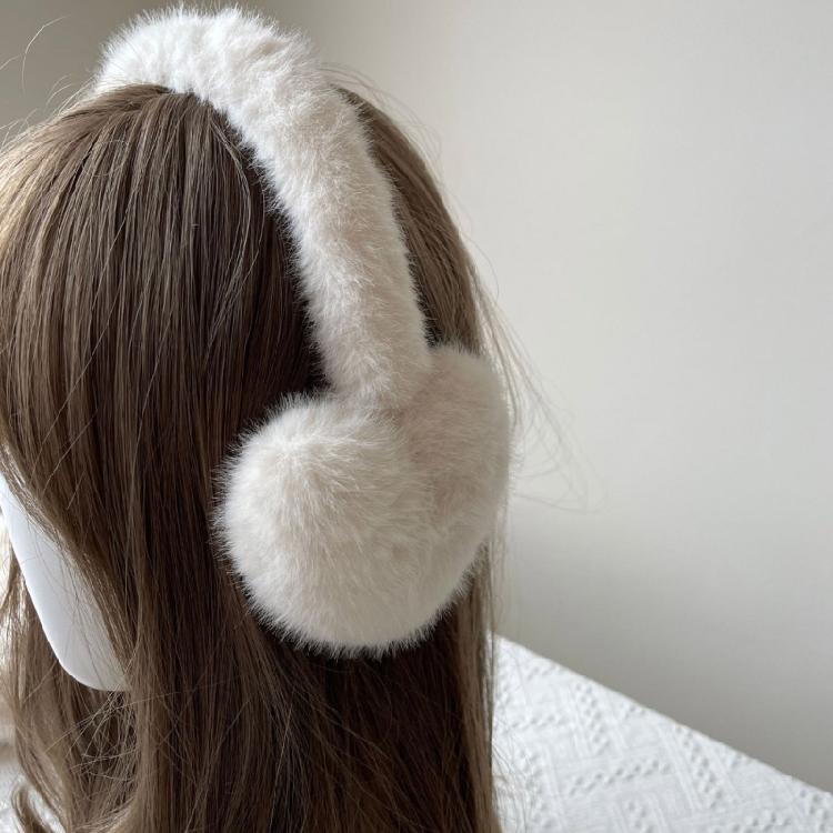 Soft Warm Plush Ear Muffs for Women Student Comfortable Ear Protectors for Winter Warmth Outdoor Sport Winter Accessory