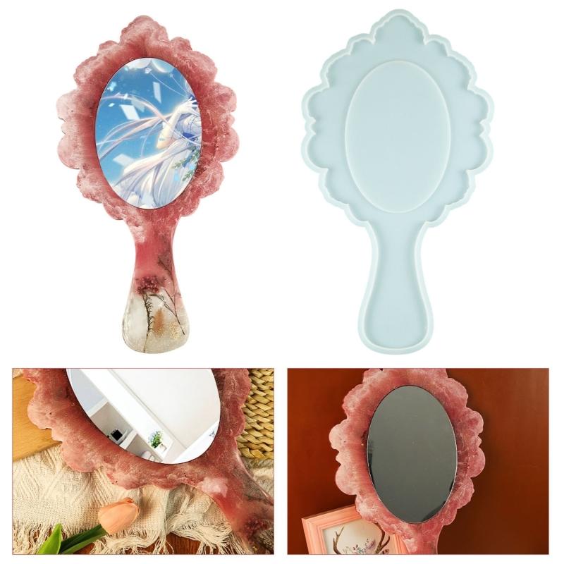 Sturdy Silicone Mould To Craft Glass Ornaments Portable Accessory for Candle Making and Plaster Craft Supplies