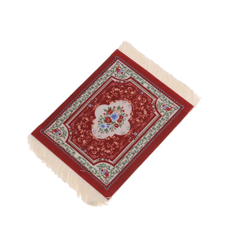 Persian Mini Woven Rug Mat Mousepad Retro Style Carpet Pattern Cup Coasters
