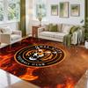 Hull City Fußball Design Kristall Samt Teppich Weiche Dekorative Matte für Schlafzimmer Eingang