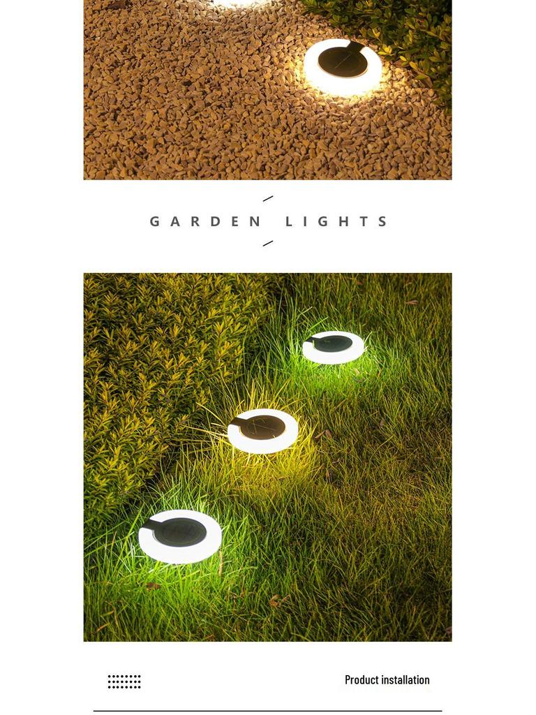 Waterproof Solar Garden Lights for Outdoor Balcony Decoration - Night Stairway and Step Atmosphere Lighting