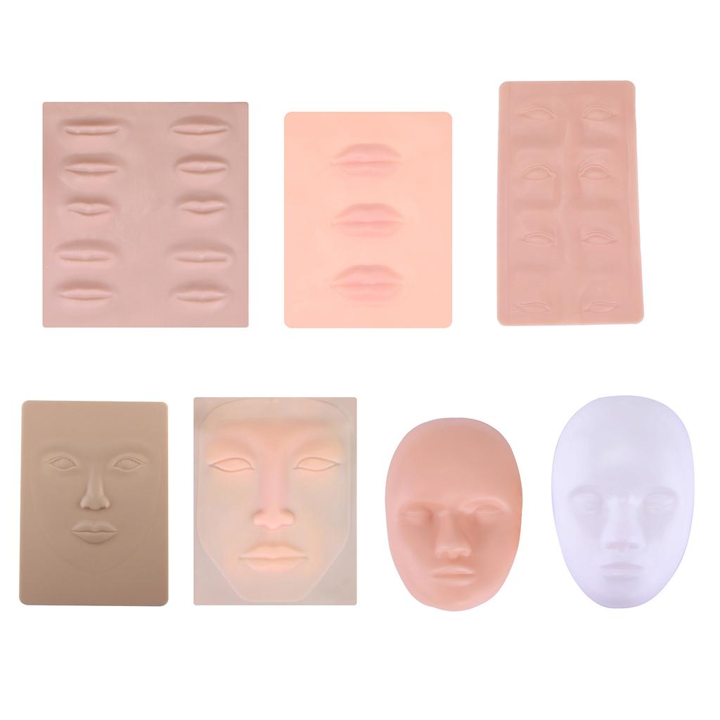 Reusable Practice Silicone Skin Lips For Permanent Makeup Tattoo Human Lips Elasticity Microblading PMU-Beginer Training