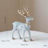 Christmas Champagne Silver Red Christmas Deer Holiday with Single Product Window Scene Christmas Tree Decorations  New