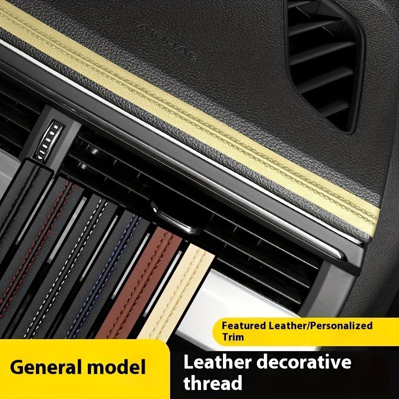 Striscia Decorativa per Fessure Interni Auto da 3 Metri per Sigillare Bordi e Riempire Spazi nella Carrozzeria del Veicolo, Inclusi Console Centrale e Rivestimenti Porte.
