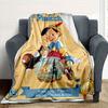 1pc, Pinocchio & Friends Blanket Seasonal Throw for All Seasons, Living Room, Travel, Outdoor Blankets, Camping