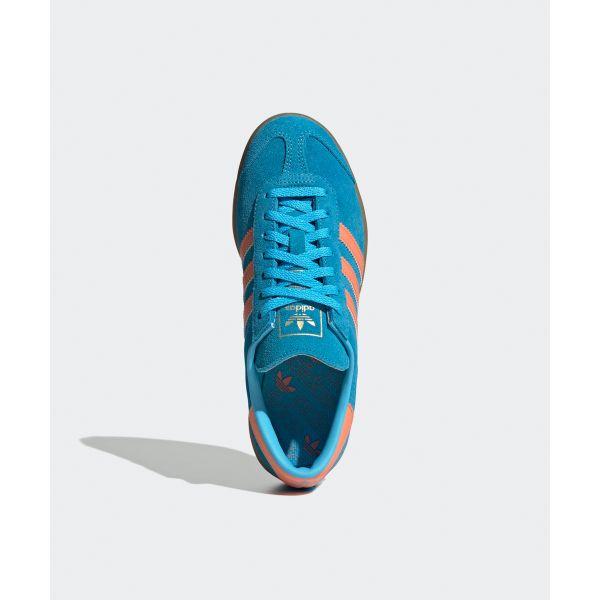 adidas Originals Hamburg Weiche Bequeme Niedrige Skate-Schuhe Damen Sneaker Blau JS0682