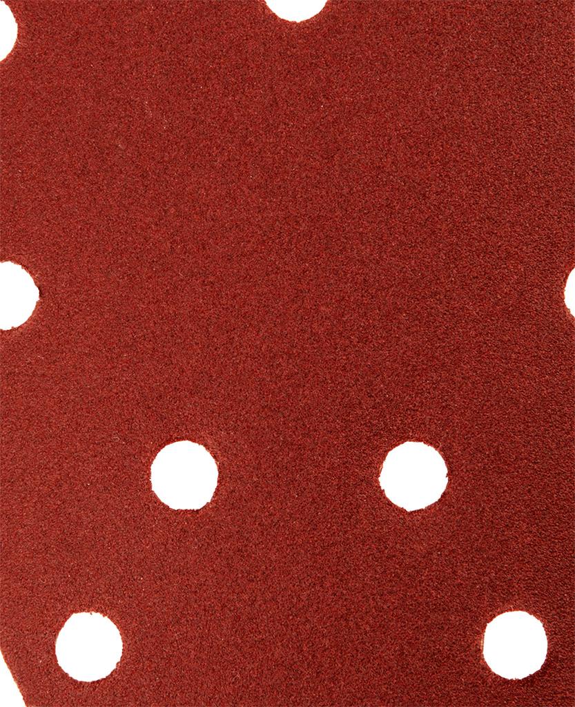 Papiery Ścierne Na Rzep, Żelazko 80 X 140 Mm, P180, 5 Szt., Z 11 Otworami Do 59G336