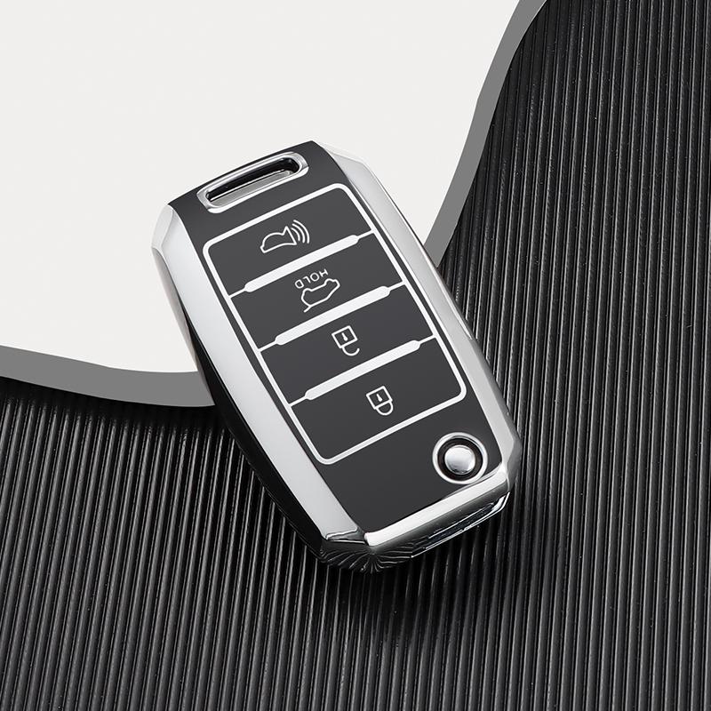 Fashion Tpu Car Flip Key Case Cover Shell For Kia Rio 3 Ceed Cerato K2 K3 K4 Sportage Picanto Optima Sorento Forte Stinger