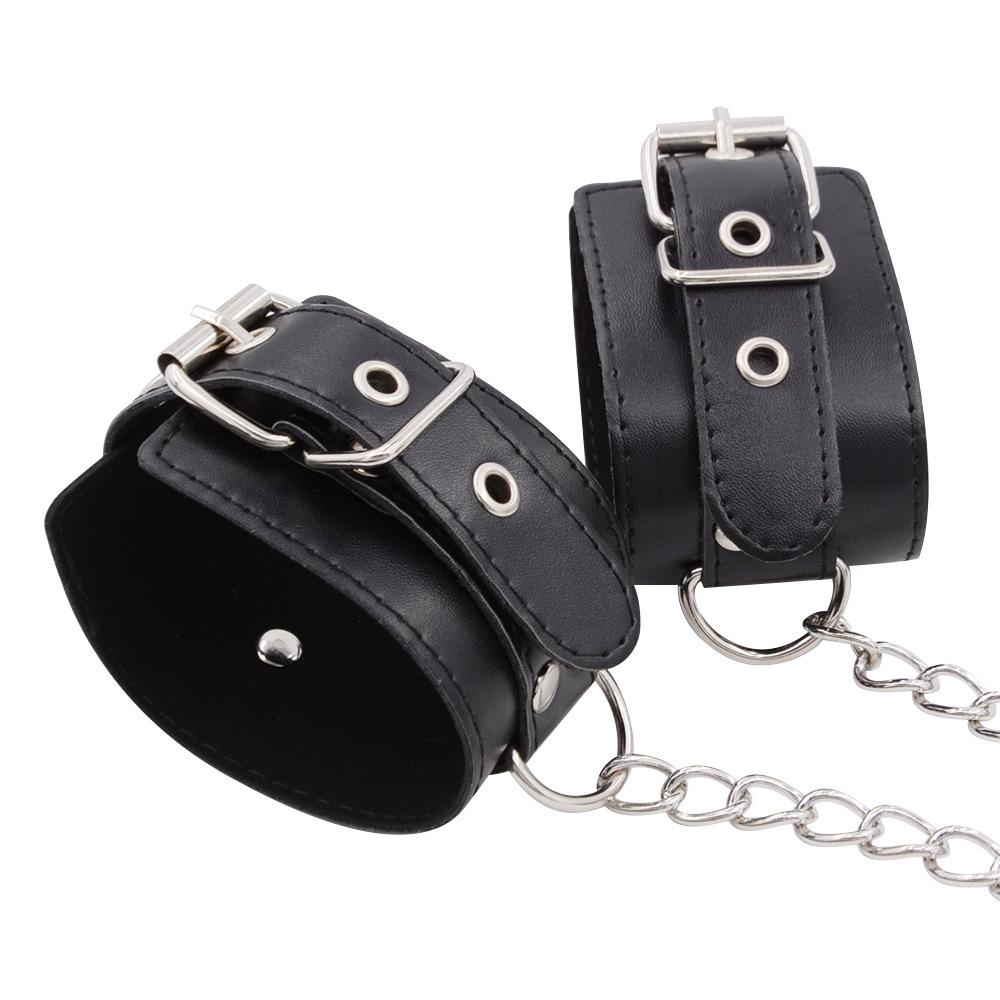 SM Female Slave Training Props Collar Reverse Back Handcuffs Bondage and Discipline Sex Toys Couple Sex Supplies