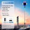 2025 Universal Blue Selfie Stick Tripod: Floor-Standing, Portable, 360° Rotation for Mobile Photography