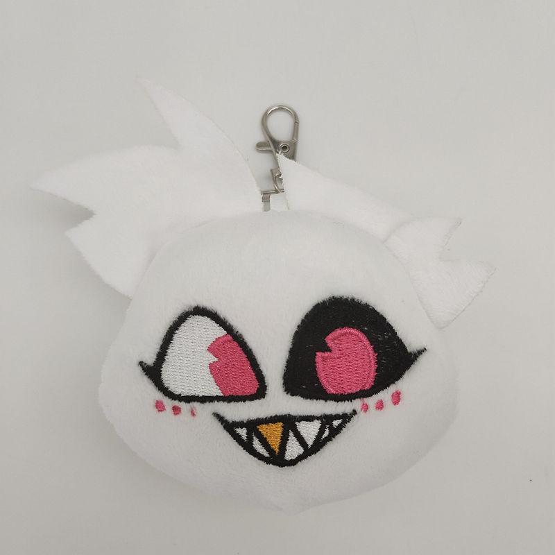 New Alastor Plush Keychain Adam Hazbined Cos Hotels Soft Stuffed Costume Cute Plushie Figure Hells for Children Kids Gift