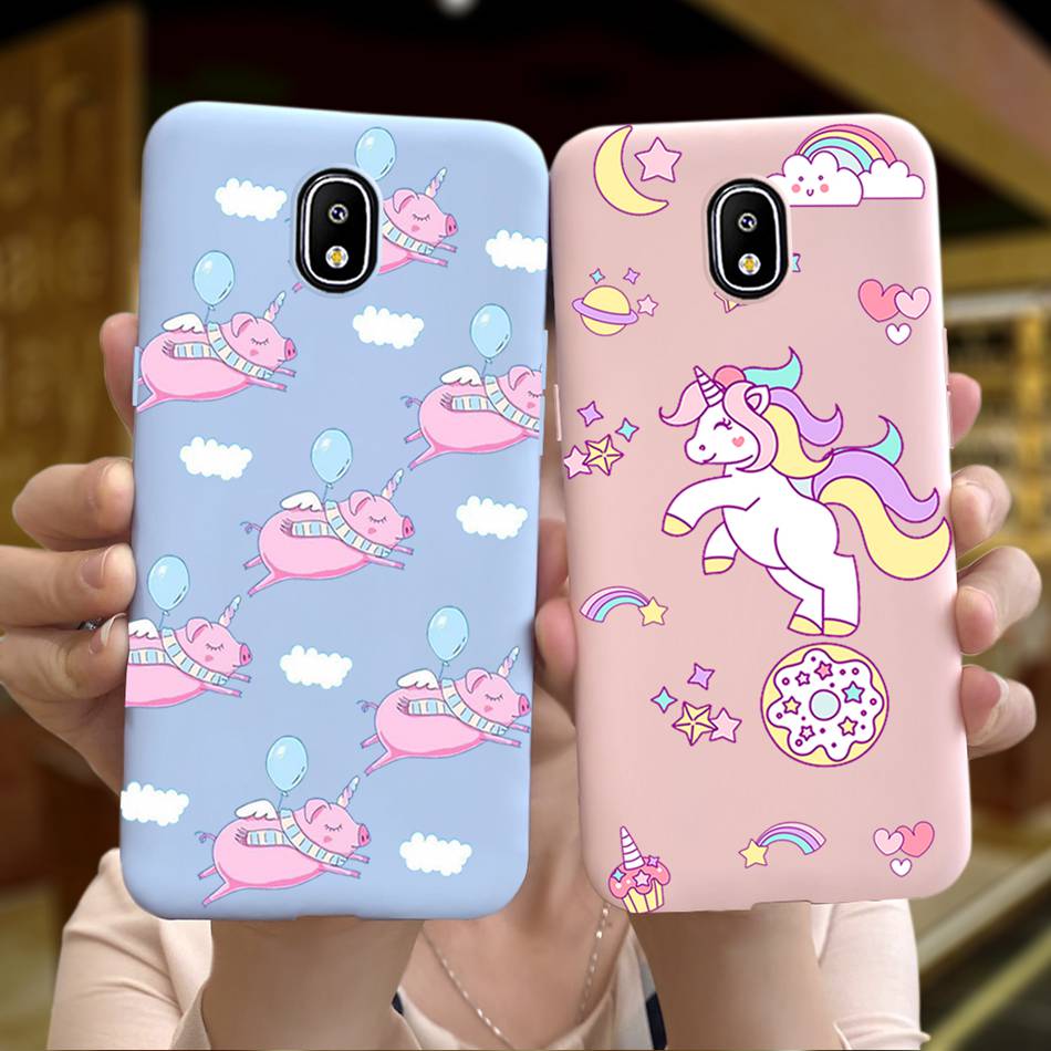 Candy Color Silicone Phone Case For Samsung Galaxy J3 J5 J7 2017 Case J330 J530 J730 Soft TPU Cover For Samsung J3 J5 J7 2017