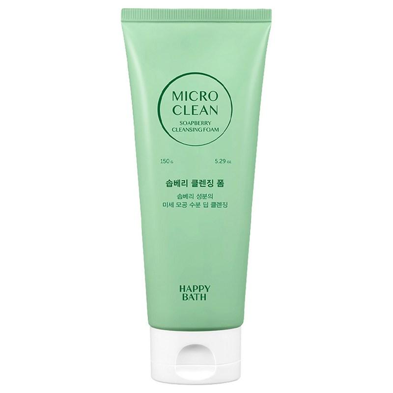 Happy Bath Microclean Soapberry Cleansing Foam, 150g, 1 Pcs