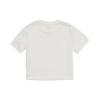 MLB Vintage Texture Short Slim Fit Letter Pullover Short Sleeve T-Shirt Women Tops 3FTSB0763-50IVS