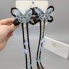Wig Hanfu Braid Hairpin Kids Headwear Flower Tassel Hair Clips Chinese Style Butterfly Hairpin
