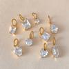 eManco Stainless Steel Geometry Pendants Charms Zircon For DIY Jewelry Necklace Making Bracelet Findings Crafts Earrings