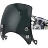 Motorbike Wind Deflector,Retro Motorcycle Windshield PC Wind Deflector Universal for 5-7in Headlight Motorbike Part