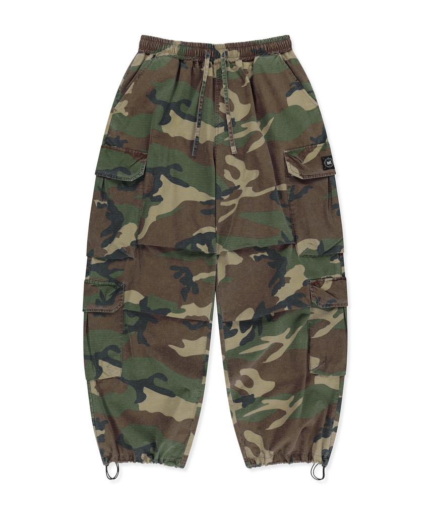 BROWNBREATH Double Pocket Pants - Khaki