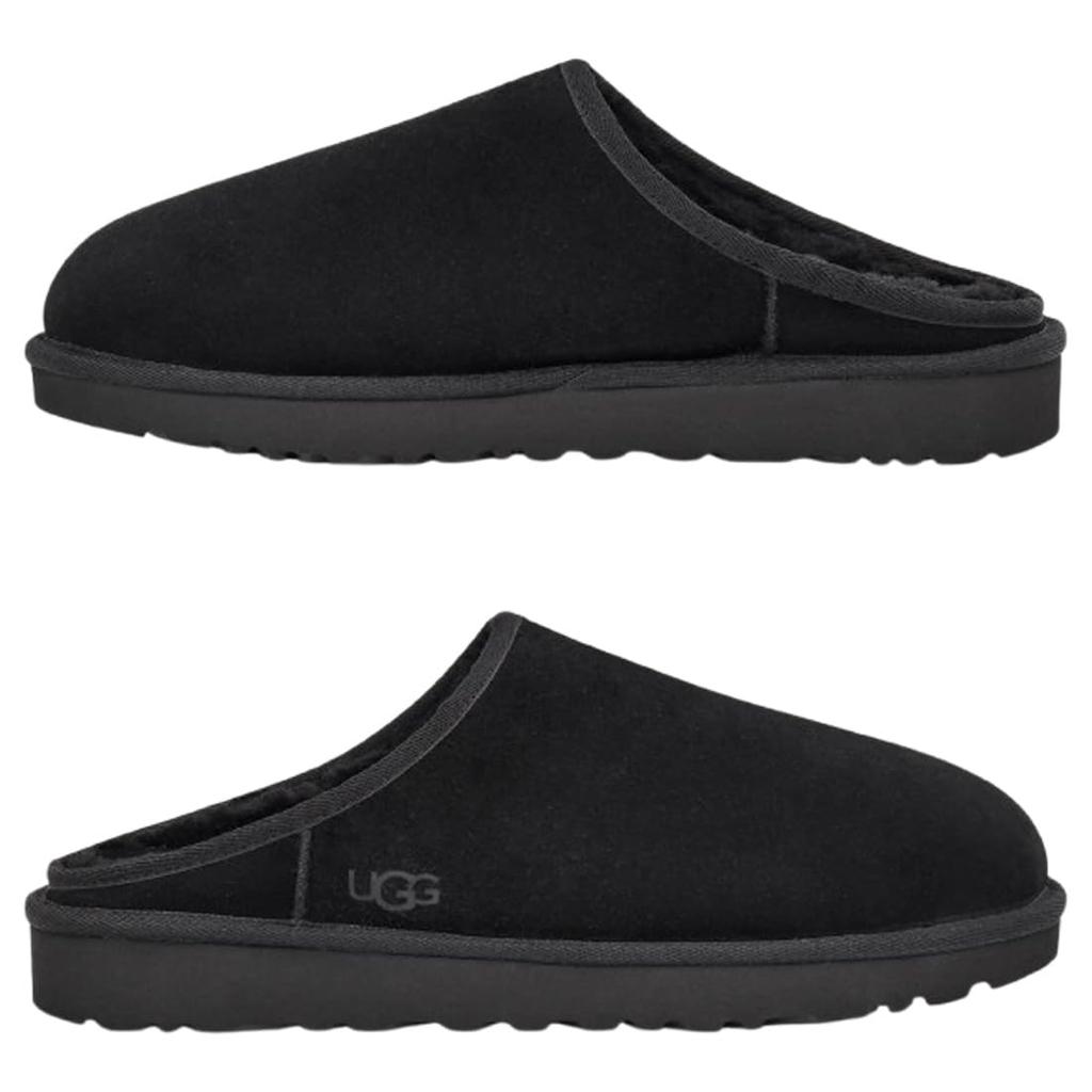 UGG Sheepskin Casual and Simple and All Size 7 Slip-On Sandals, Design, Men's, Women's, Genders, (US 7, 25.0cm), 1129290, Black. [Used]