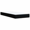 Boxspringbett mit Matratze Schwarz 80 x 200 cm Stoff