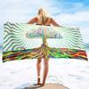 Gothic Graffiti Beach Towel Oversized Rock Hip Hop Style Microfiber Beach Towel Quick-Drying Absorbent Sand Free Bath Towels