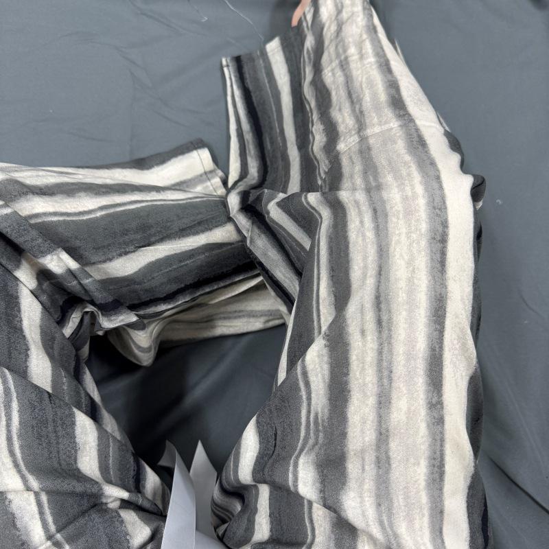 Three Sizes Women's Cotton Silk Wide-Leg Rayon Pants - Spring/Summer Breathable, Plus Size Casual Home Sleepwear