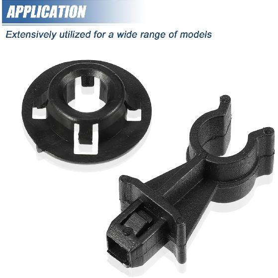 ACROPIX Hood Prop Rod Holder Hood Clips Hood Rod Clip Fit for Nissan Pathfinder R51 2005-2012 for Nissan Xterra 2005-2013 No.657732J000/65722EB300 -