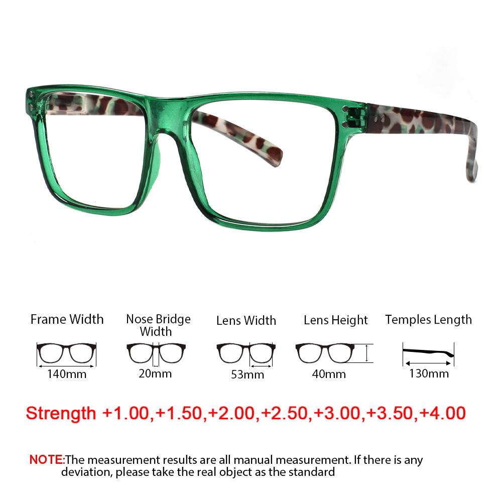 High Quality Prescription Eyeglasses Fashion Printed HD Lenses Spring Hinged Reading Glasses Diopter +1.0+2.0+3.0+4.0+5.0+6.0