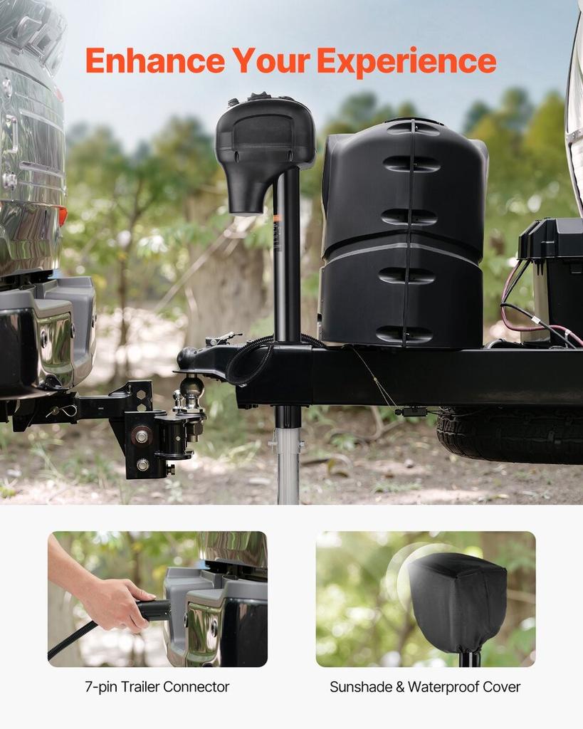 Electric Trailer Jack 3500 Lbs Power Tongue Jack for RV Trailer & Camper