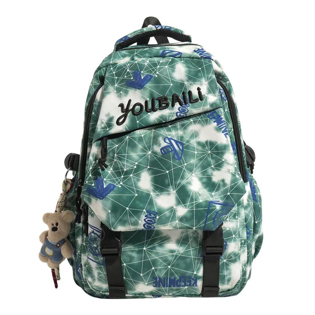 Zaino per la scuola tendenza coreana zaino graffiti personalizzati zaino per studente di scuola media zaino leggero da viaggio zaino di grande capacità