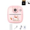 Kids Digital Camera Portable Selfie Cartoon Camera Multi-functions Mini Thermal Printer Camera Video Educational Birthday Gifts